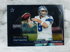 2021 PANINI PLAYOFF FOOTBALL #BTN-TRO TONY ROMO (BEHIND THE NUMBERS) COWBOYS!