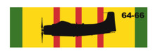 7" vietnam a1 skyraider 1964-1966 tab military decal sticker usa made