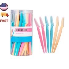 62Pcs Eyebrow Razors Multipurpose Exfoliating Dermaplaning Tool Face Razor