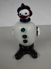 Vintage Murano Circus Clown Hand Blown Art Glass Figurine Sculpture 5.75" Tall