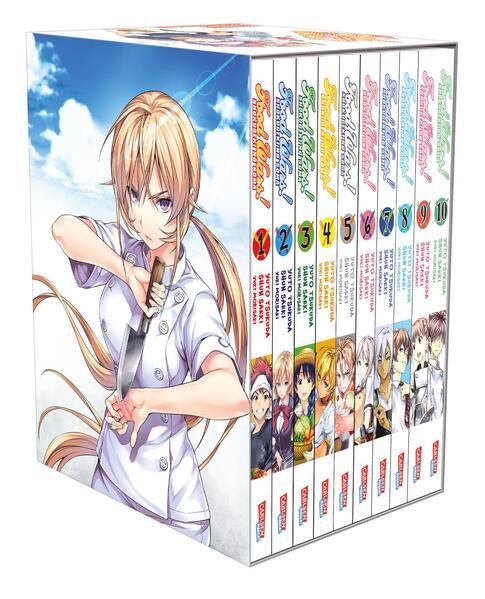 Thumbnail - Food Wars - Shokugeki No Soma, Bände 1-10 Sammelschuber Mit Extra |