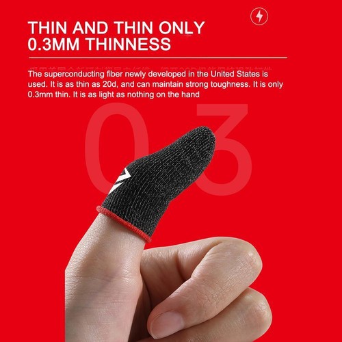 1 Pair Gaming Finger Sleeves Thumb Finger Cots Fingertip CNice - Picture 13 of 24