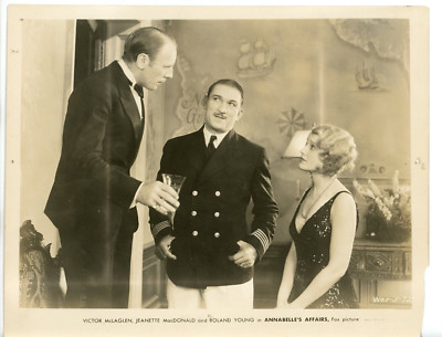 Vintage 8x10 Photo Annabelle's Affairs 1931 Jeanette MacDonald Victor McLaglen