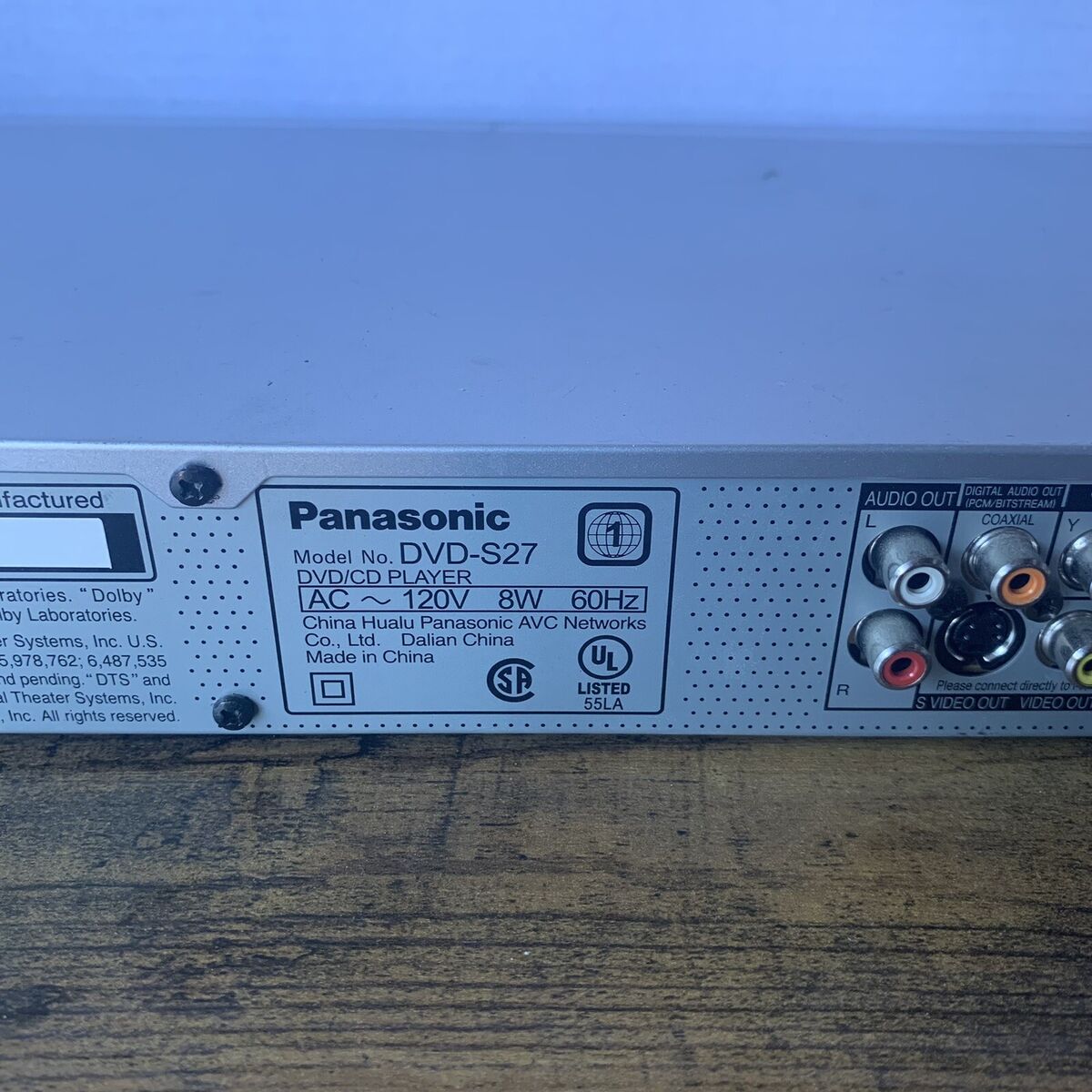 Panasonic DVD-S27 Advanced Progressive Scan DVD/CD Player Panasonic DVD-S27 Advanced Progressive Scan DVD/CD Player