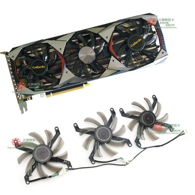 Renaissance PNY GTX1080ti GALLARDO graphics card cooling fan T129215SU
