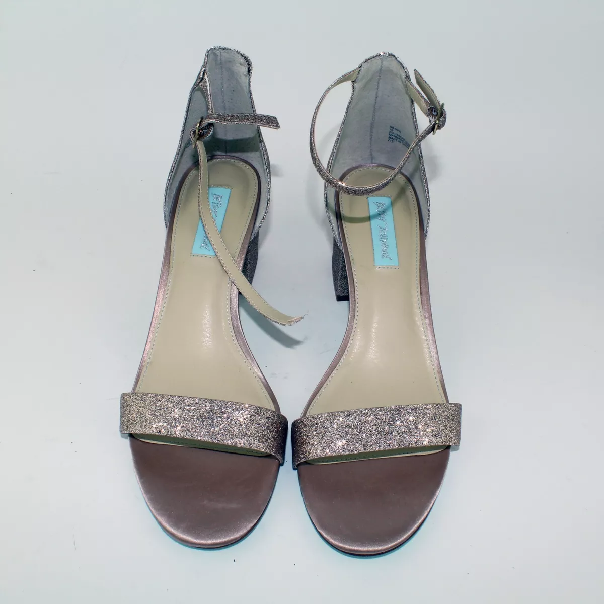 Blue by Betsey Johnson Womens Sz 10 Miri Evening Sandals Pink