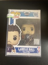 LaMelo Ball Autographed Charlotte Hornets signed Funko Pop #151 Invest Jsa