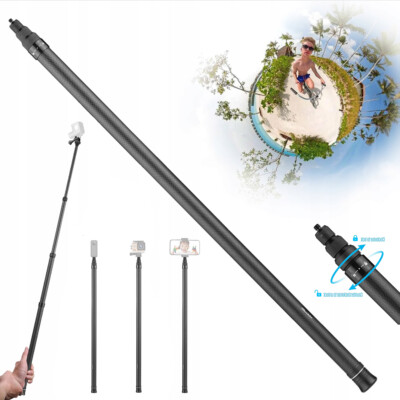 300cm Selfie Stick aus Kohlefaser Teleskop Monopod für Handy insta360