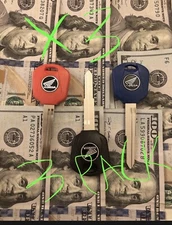 ✅🔥* 3 PACK* HONDA MOTORCYCLE KEY BLANK CBR BIKE 250  600 1000 650 OEM