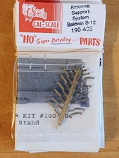 Pennsylvania RR Brass Antenna Support Baldwin S-12 Diesel  Cal Scale 190-405  HO