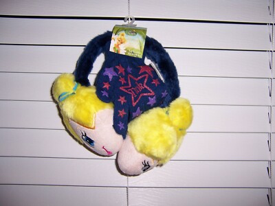 Disney Fairies Tinker Bell Adjustable Earmuff & Glove Set NWT Tink