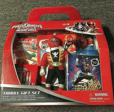 Power Rangers Super Megaforce Travel Gift Set Brand New in Box