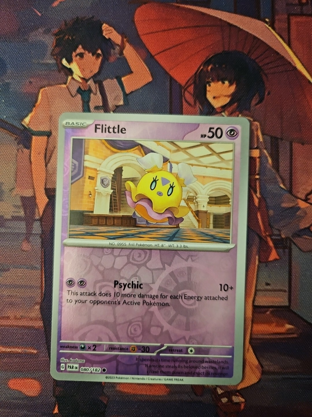 Flittle 80/182 - Reverse Holo - Pokemon Paradox Rift - NM