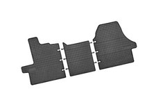 Auto-Fußmatten Gummimatten Schwarz für Peugeot Boxer II 250 2006 - 2014