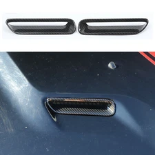 Carbon Fiber Hood Scoop Air Vent Trim For Dodge Challenger 2009-2014 Accessories