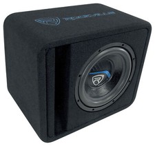 Rockville VS10K52 10" K5 1200w Car Subwoofer in Vented Sub Enclosure Box - 2 Ohm