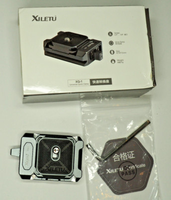 XILETU QR-40S  Alloy Quick Release QR Plate Clamp w Plate