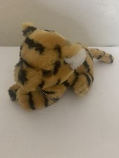 Vintage Dakin Orange Black Striped Tiger 11" Plush Stuffed Animal Toy 1984