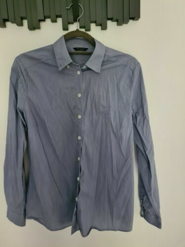 Chemise Homme Massimo Dutti Taille S Bleu Ciel - État Impeccable - Classique Et Confortable