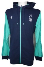 Macron Nottingham Forest Hoodie Jacke Gr. XXL marine/türkis