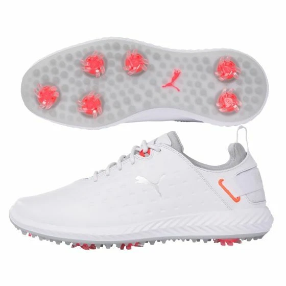 Womens Puma Blaze Pro Ignite Golf Shoes Waterproof White High Rise 192987 01