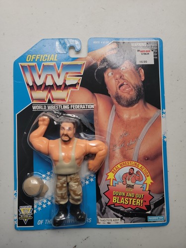 WWF - Luke of the Bushwhackers 1993 Figure Blue Ca...