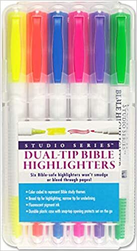 Bible Dual-Tip Highlighters (6-piece Set) Hardcover –2019 by Inc. Peter Paupe...-image