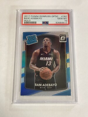 2017-18 Panini Donruss Optic Rated Rookie BAM ADEBAYO Holo RC #187