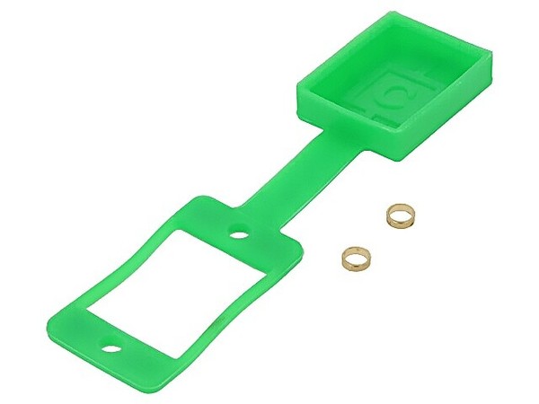 CP299835 Dichtungen FüR Buchsen Mit Deckel Slim Flach Farbe: GrüN 29Mm Cliff-image