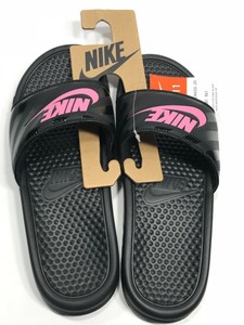 women's benassi just do it synthetic sandal