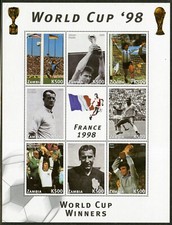 Zambia   1998   Scott # 730-731    Mint Never Hinged Sheet Set