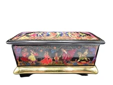 1991 VINTAGE RUSSIAN MUSIC BOX BY ARDLEIGH ELLIOTT & SONS