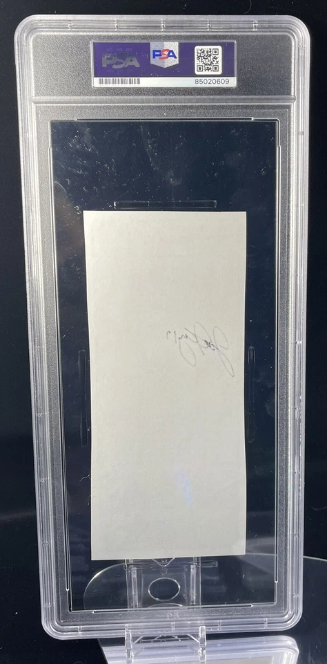 Boleto de papel WS GM 4 2018/KOBE BRYANT ANUNCIA ALINEACIÓN Dodger PSA automático Joe Kelly Foto 3 de 4