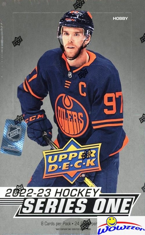 2022/23 Upper Deck Series 1 Hockey Factory Sealed HOBBY Box-192 Card-6 YOUNG GUN