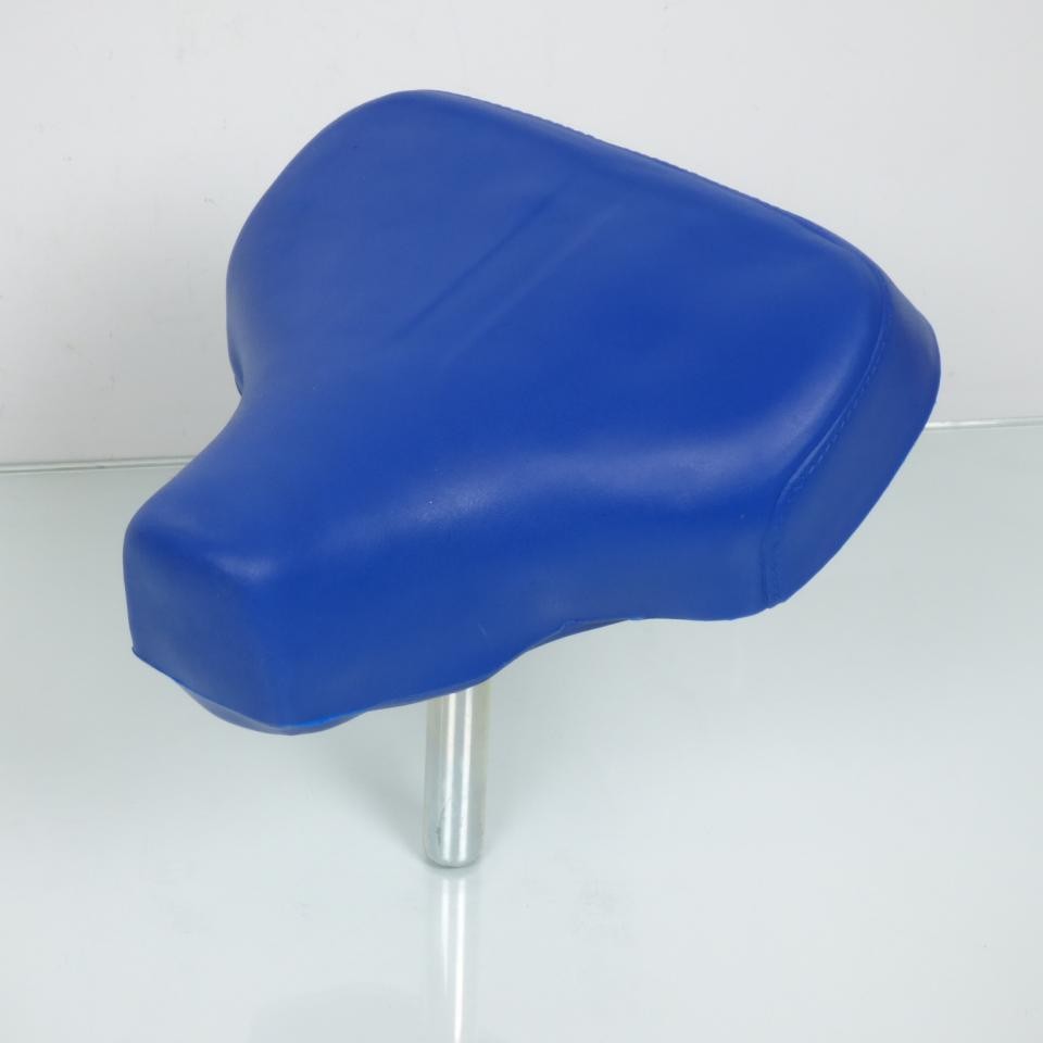 Selle monoplace Peugeot 103 bleue pour balades et trajets urbains