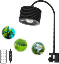 LED Aquarium Light, Planted Tank Light 4 Channels Remote Control 6500K Aquarium