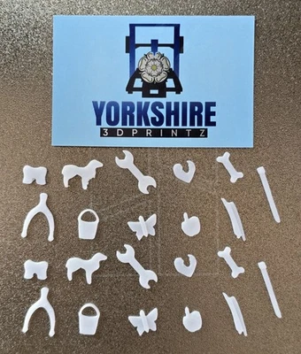 YORKSHIRE3DPRINTZ Operation Board Game Spare / Replacement Parts 22 Pieces - High Quality Material