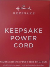 Hallmark KEEPSAKE POWER CORD for 7 Ornaments Power Supply Adapter 2017-2024