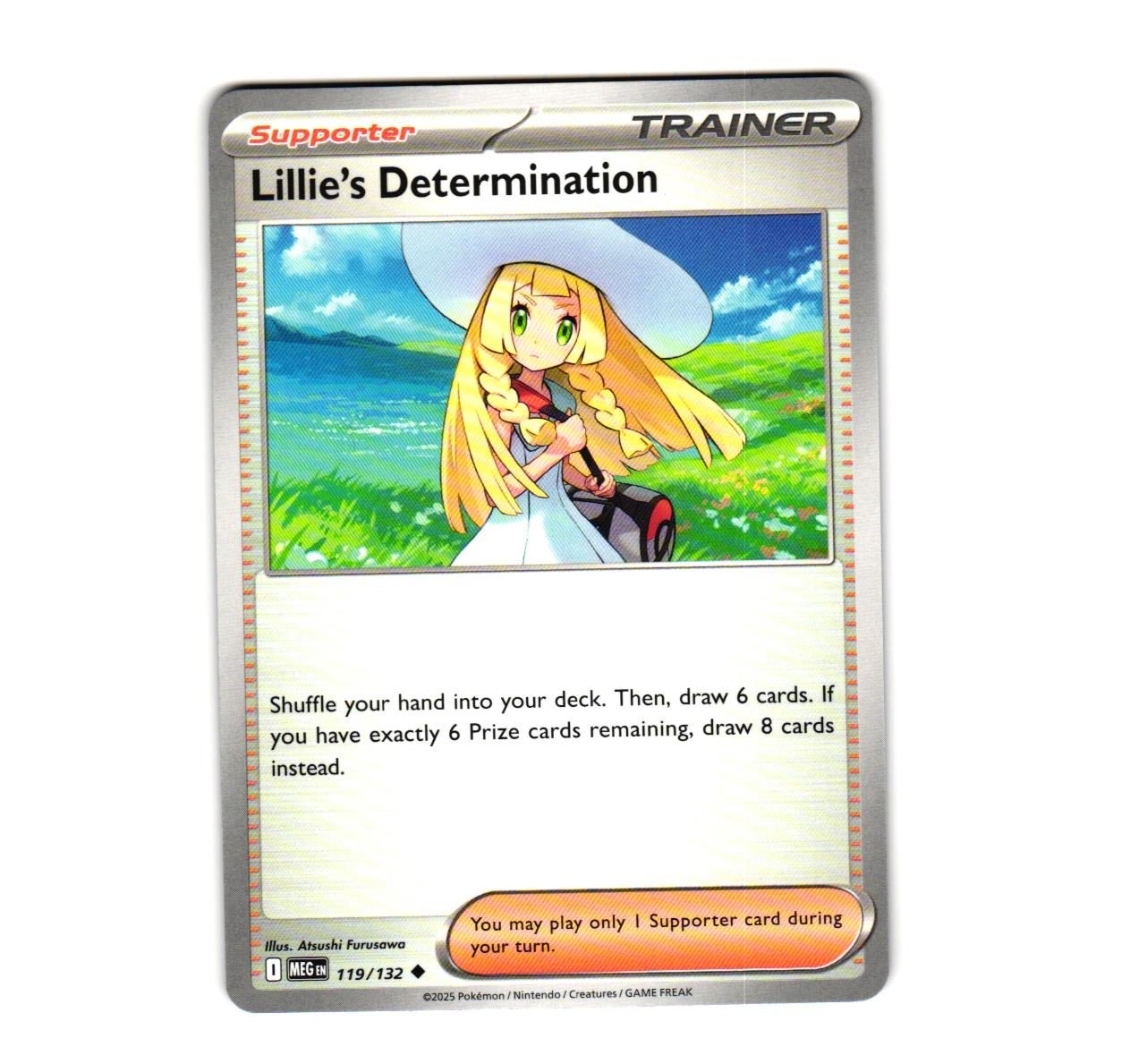 Lillie's Determination 119/132 Mega Evolution NM