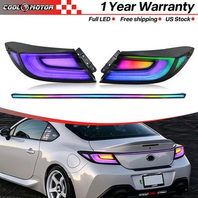 RGB LED Tail Lights w/Trunk Bar For Toyota GR86 / Subaru BRZ 2022-2024  Assembly