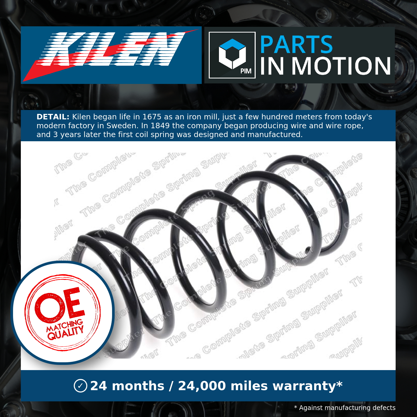 Suspension spring Front Axle Coil Spring 4088929 LESJÖFORS for SUZUKI - Image 2