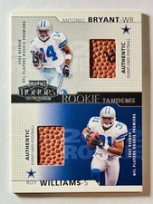 2002 Honors Rookie Tandem Football Roy Williams Antonio Bryant Dallas Cowboys RC