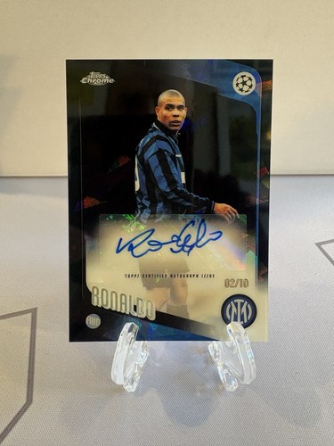 2026 Topps Chrome Sapphire - Ronaldo #CLA-R9 Black Refractor Auto /10 (C)