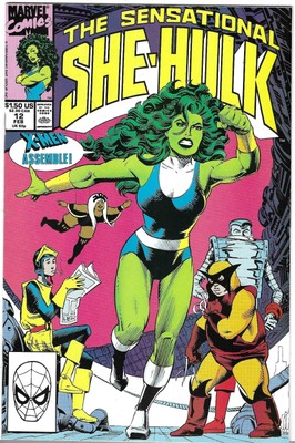The Sensational She-Hulk #12 (Marvel Comics February 1990)NM+