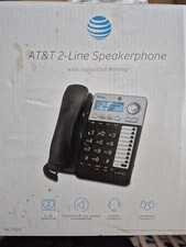 AT T Corded Telephone with Caller ID - Silver/Black AT ML17929 New