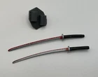 GIJoe Classified Series Snake Eyes 165 Swords & Backpack Case Fodder 1/12 Scale