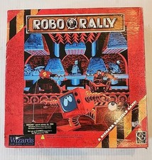 ROBO RALLY Board Game 100% Complete With Unpainted Figures 1994
