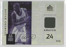 2005-06 Upper Deck NBA Reflections Fabric Swatch Desmond Mason #FR-DM n3m