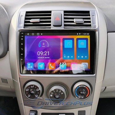 For Toyota Corolla 2009-2013 Apple Carplay Car Stereo Radio Android 13 GPS WIFI