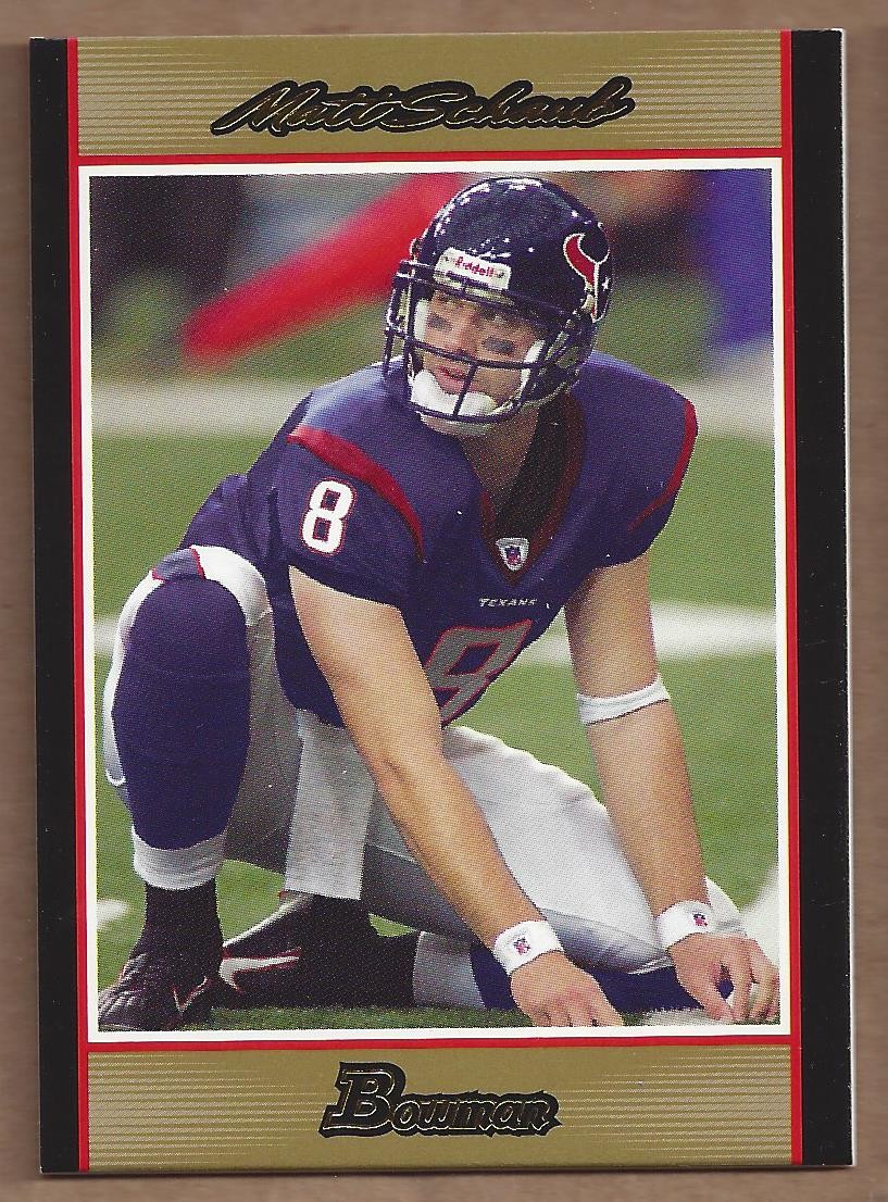 2007 Bowman Football Gold Parallel Singles - You Choose